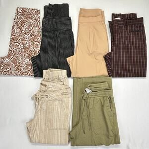 Women Pants 6 Lot TAG SIZE 8 (read) Boden Sundance Lululemon Haley Prana Athleta